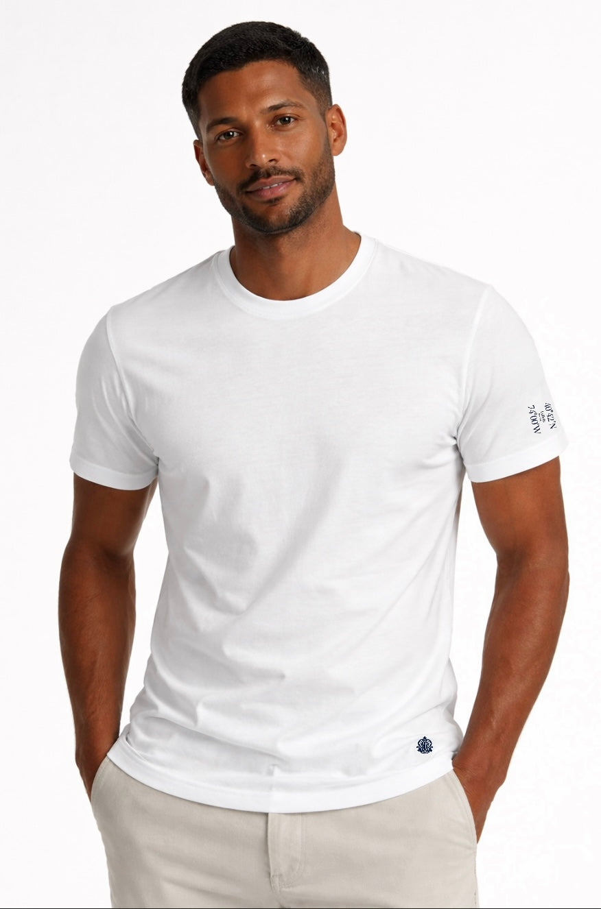 LE BOIS pack of 3 white t-shirts
