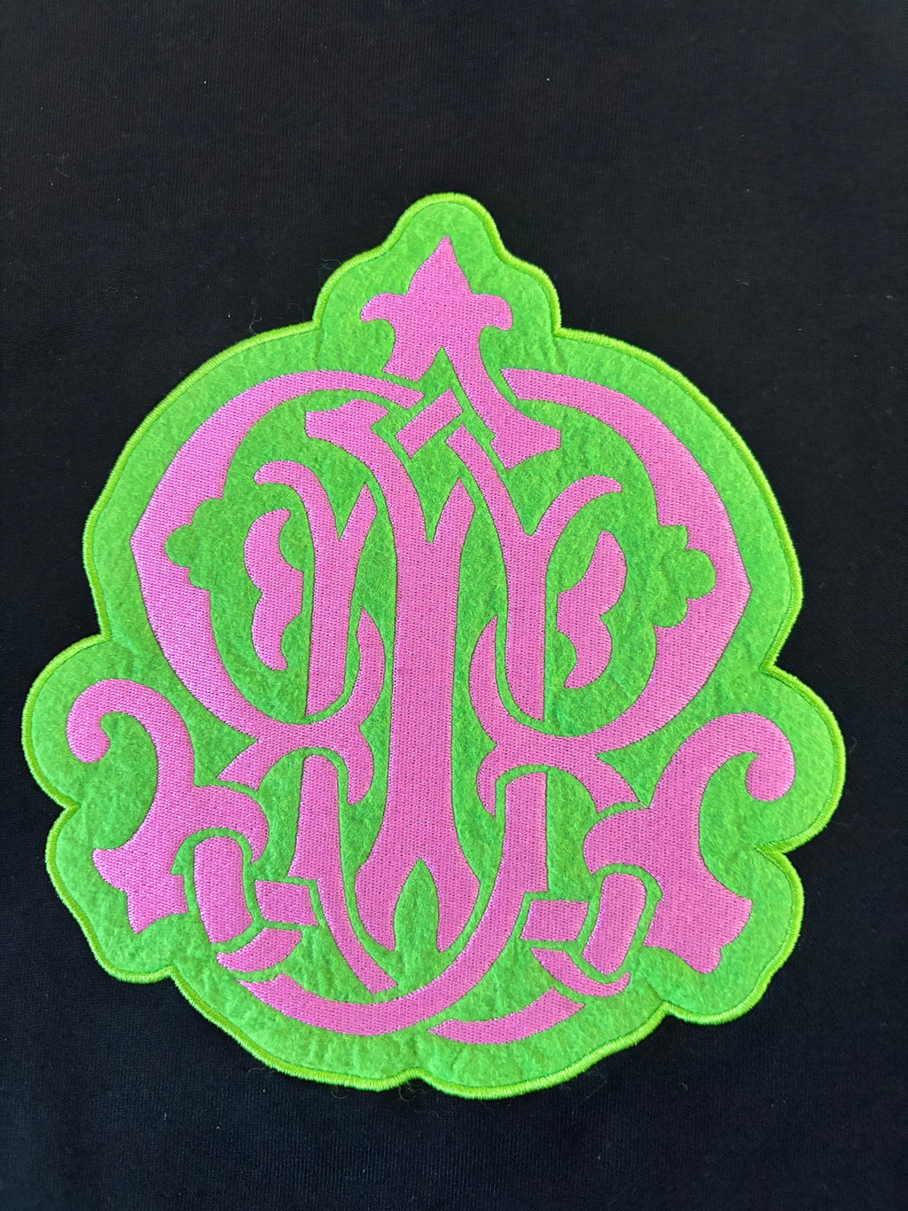 LeBois embroidered logo French Terry sweater