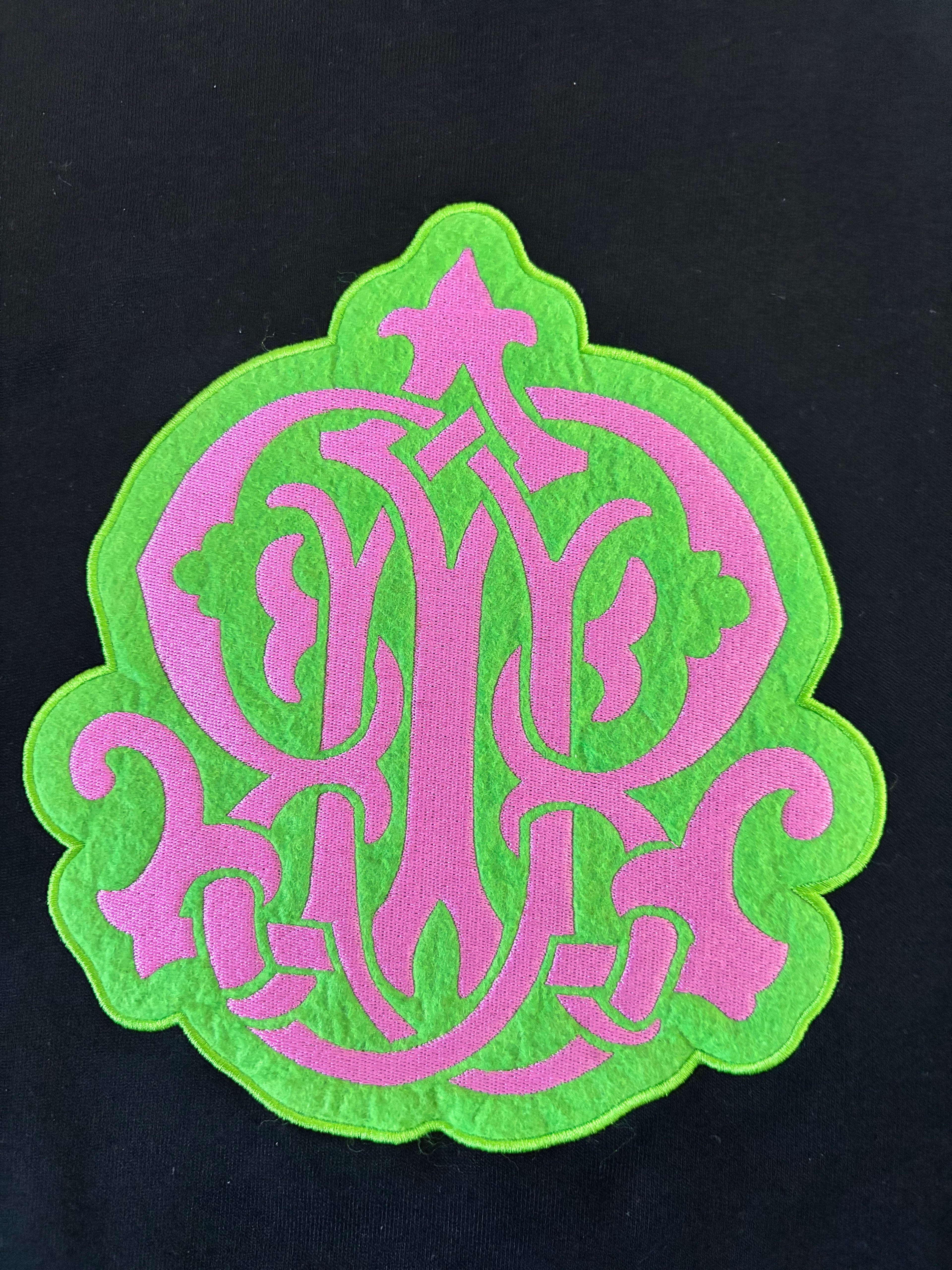 LeBois embroidered logo French Terry sweater