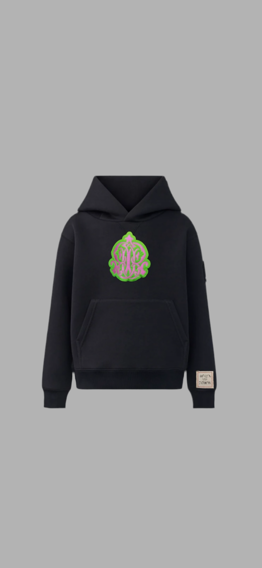 ICONIC LOGO EMBROIDERED HOODIE